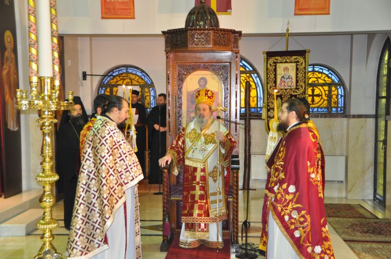 Χειροθεσία ἀναγνώστου στόν Ἱερό Ναό Ἁγίου Χρυσοστόμου Δράμας